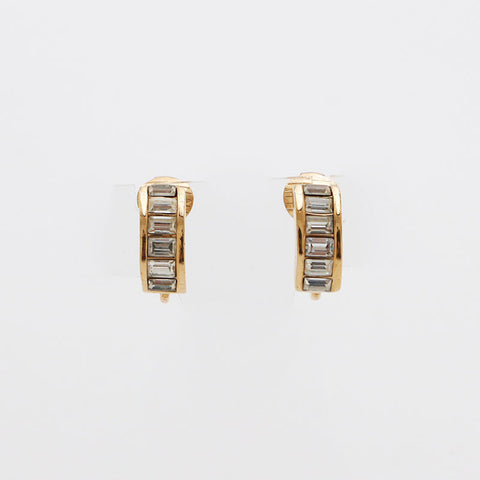 Boucles d'oreilles en strass dior chrétiennes WS10992