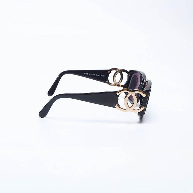 Chanel Coco Mark Sunglasses Black WS11005 – NUIR VINTAGE