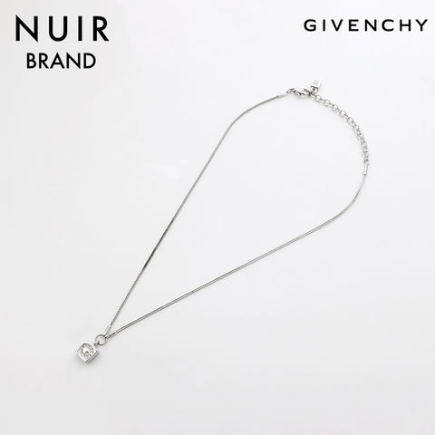 Givenchy Givenchy G Logo Strasshalskette Silber WS11008
