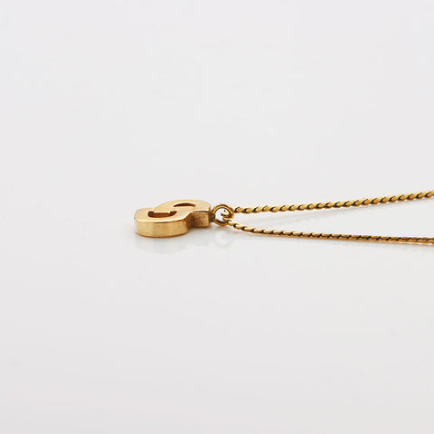 Christian Dior CD Logo Necklace Gold WS11009