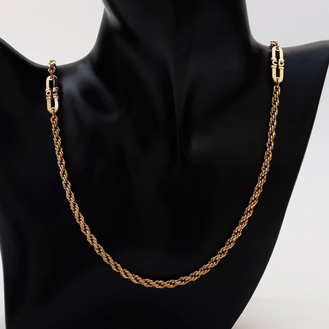 Christian Dior CD Logo Chain Collier Gold WS11011