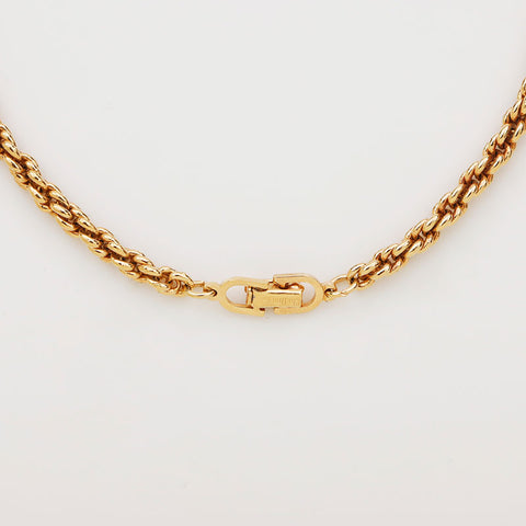 Christian Dior CD Logo Chain Collier Gold WS11011