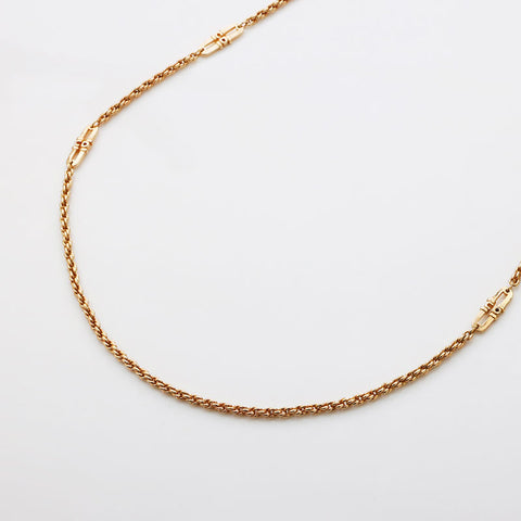 Christian Dior CD Logo Chain Collier Gold WS11011