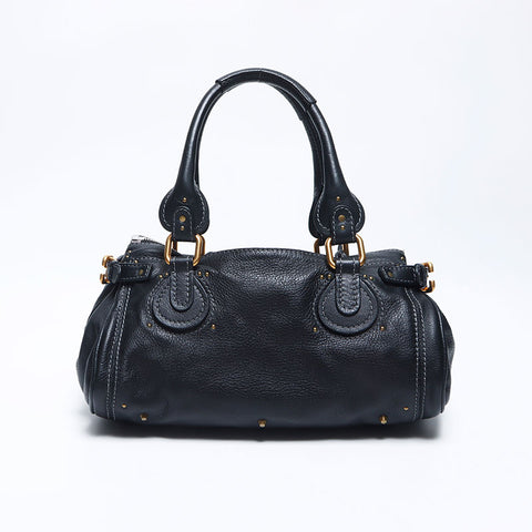 クロエ Chloe パディントン レザー ハンドバッグ ブラック WS11020 – NUIR VINTAGE