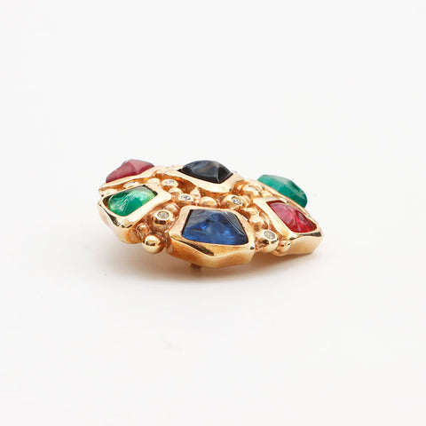 基督教Dior Stone Brooch多色WS11023