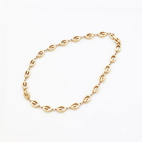 GIVENCHY G logo vintage Necklace gold WS11024