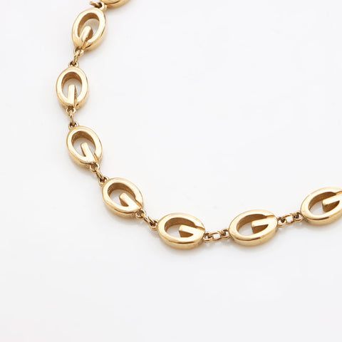 GIVENCHY G logo vintage Necklace gold WS11024