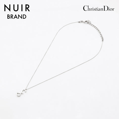 クリスチャンディオール Christian Dior CDロゴ ネックレス シルバー WS11036