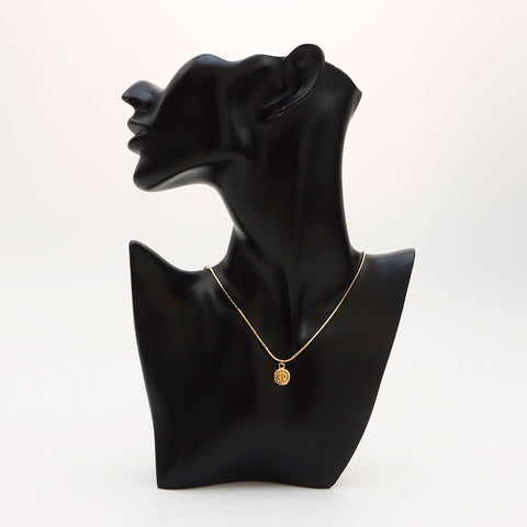 Christian Dior CD Logo Round Collier Gold WS11037