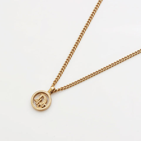 Christian Dior Logo Collier Gold WS11047