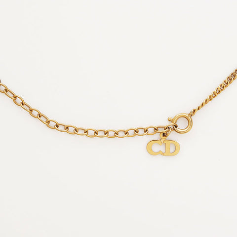 Christian Dior Logo Collier Gold WS11047