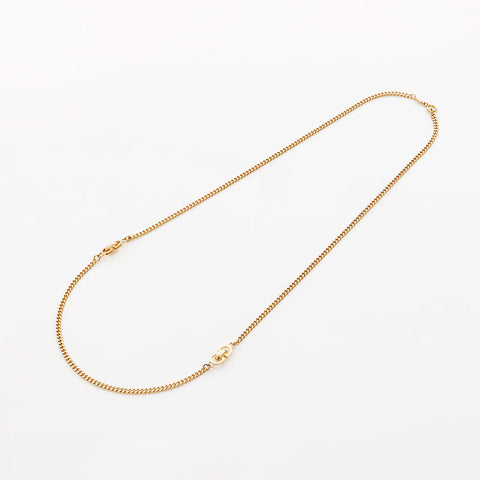 Christian Dior CD Logo Chain Collier Gold WS11048