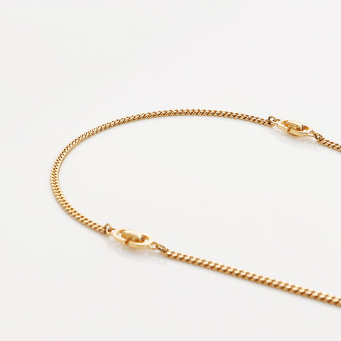 Christian Dior CD Logo Chain Collier Gold WS11048