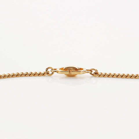Christian Dior CD Logo Chain Collier Gold WS11048
