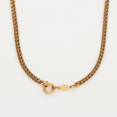 Christian Dior CD Logo Chain Collier Gold WS11048