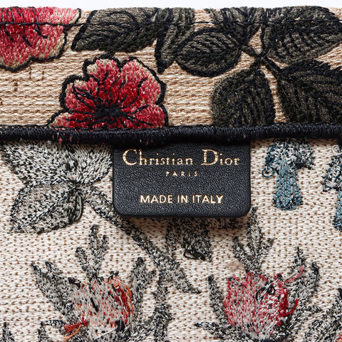 クリスチャンディオール Christian Dior 2022 ジョルダン ボタニック キャンバス ブックトート Lサイズ ラージ トートバッグ ベージュ WS11064