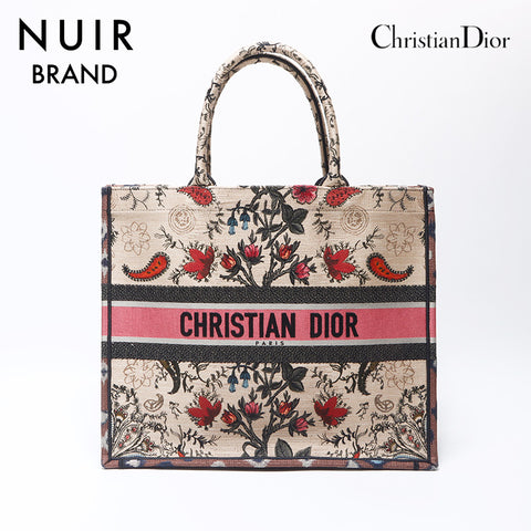 克里斯蒂安·迪奥（Christian Dior）2022乔丹植物画布书手提袋l尺寸大手提袋米色WS11064