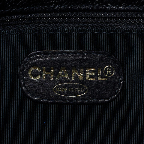 香奈儿香奈儿（Chanel Chanel）第4个鱼子酱皮肤可可标记转交肩袋黑色WS11070