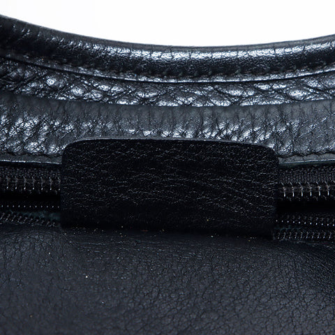 Salvatore Ferragamo Gancini Boa Mouton肩带黑色WS11071