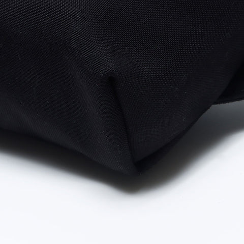 Yves Saint Laurent Yves Saint Laurent徽标画布银五金腰包肩袋黑色WS11073