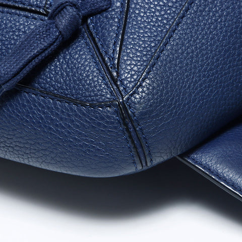 Loewe拼图吊带皮革腰包蓝色WS11090