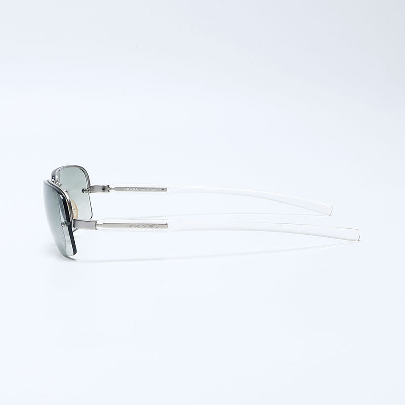 PRADA Rimless Clear Colored Lens Sunglasses Clear WS11092 – NUIR