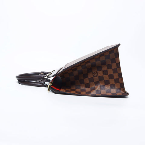 路易威登（Louis Vuitton）Damier PVC Ebene Riviera手提包棕色WS11095