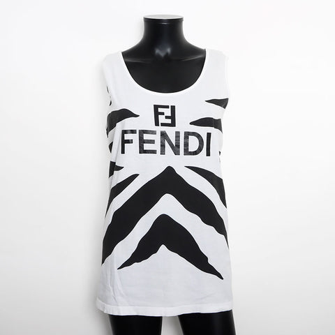 Fendi Fendi尺寸：40徽标棉花垫顶白色WS11107