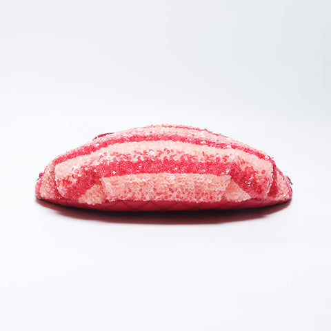 CHANEL No. 27 Lambskin Sequin Body Bag 2018s Waist bag pink WS11113
