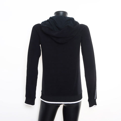 Chanel Sports Line Coco Mark Logo Track Jacket Size:38 Hoodie Black WS11117