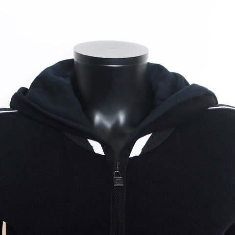 Chanel Sports Line Coco Mark Logo Track Jacket Size:38 Hoodie Black WS11117