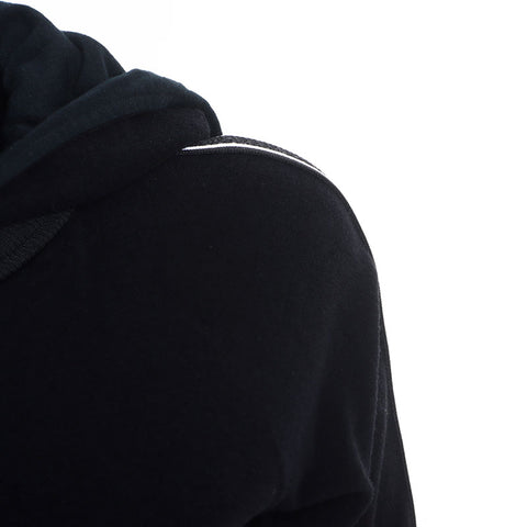 Chanel Sports Line Coco Mark Logo Track Jacket Size:38 Hoodie Black WS11117