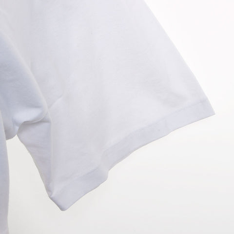 MIU MIU Größe: XS Perlenblume 2021SS Logo Kurzschläfe T-Shirt Weiß WS11124