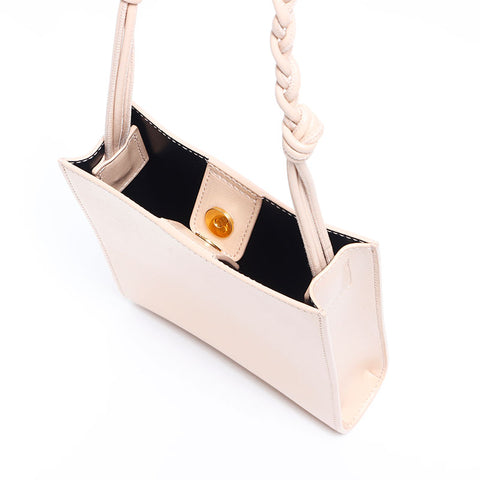 Jil Sander Tangle皮革小肩带米色WS11131