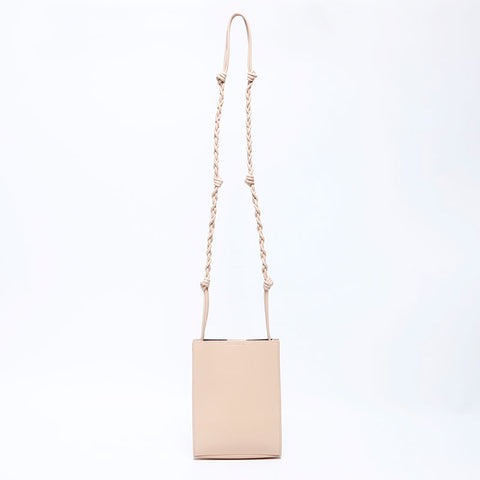 Jil Sander Tangle皮革小肩带米色WS11131