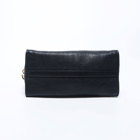 miu miu miu madras fiocco Ribbon顶部手柄手提包黑色WS11139