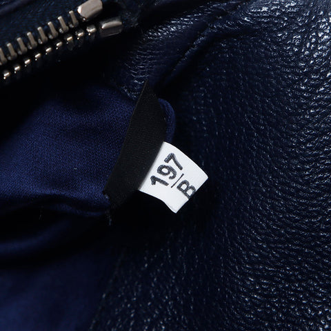 Miu Miu Miu Denim Crystal Mini Matterasse Shoulder Bag Navy WS11140
