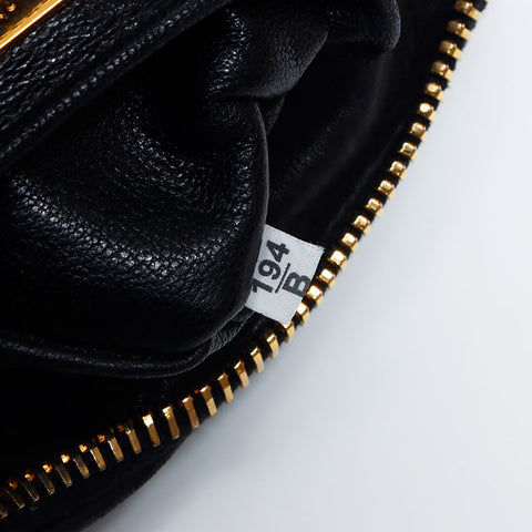 Miu Miu Miu Denim Chain Shoulder Bag Navy WS11144