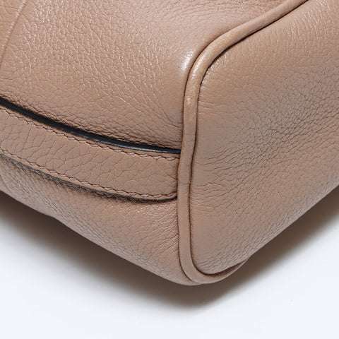 プラダ PRADA レザー ミニ ポシェット ヴィッテロ ショルダーバッグ ベージュ WS11150