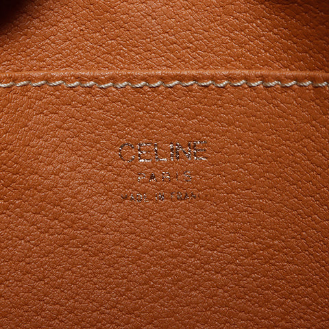 Celine Macadam PVC Trinoff徽标肩带棕色WS11152