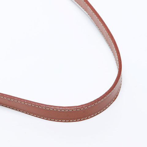 Celine Macadam PVC Trinoff徽标肩带棕色WS11152
