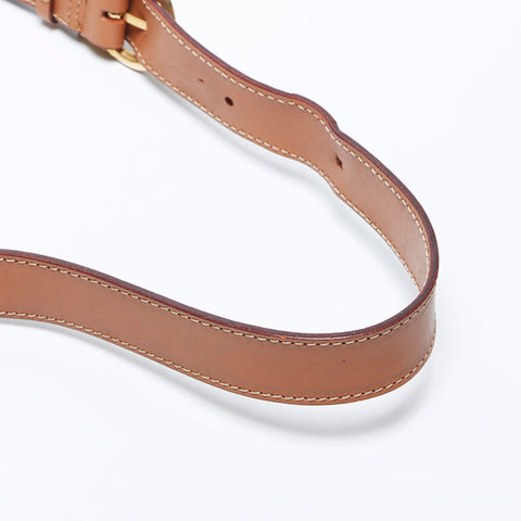 Celine Macadam PVC Trinoff徽标襟翼袋肩袋棕色WS11154