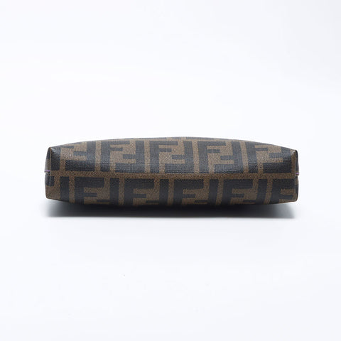 Fendi Zucca PVC链链迷你小袋手提包棕色WS11157