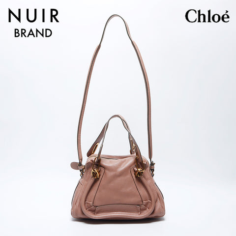Chloe Mercy小皮革2向肩带粉红色WS11158