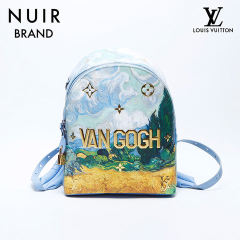 Louis Vuitton LOUIS VUITTON 2017 Jeff Coons Bang Van Gogh Palm Springs Backpack/Daypack Blue WS11161