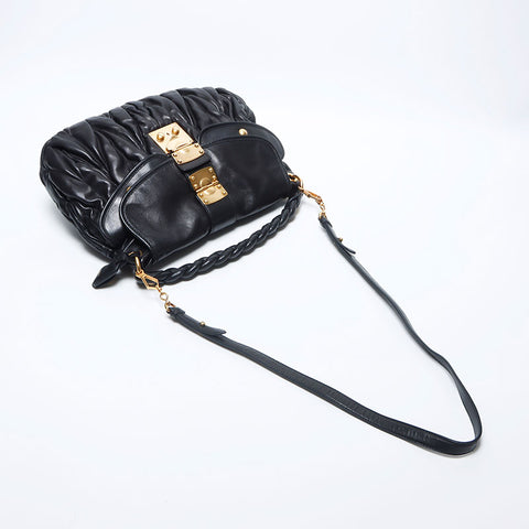 miu miu 2way Matterasse肩带黑色WS11162