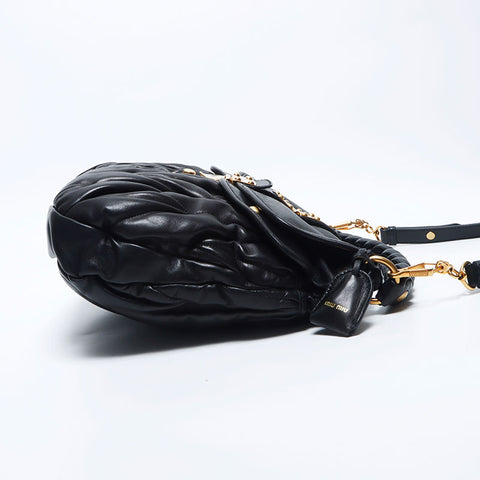miu miu 2way Matterasse肩带黑色WS11162