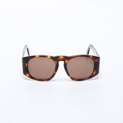 Chanel Coco Mark Matelasse Sunglasses Brown WS11163