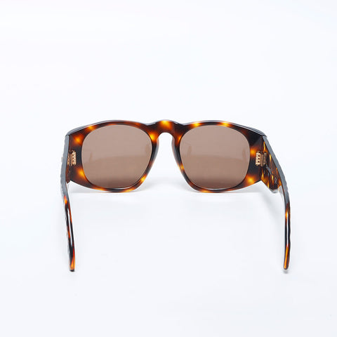 Chanel Coco Mark Matelasse Sunglasses Brown WS11163