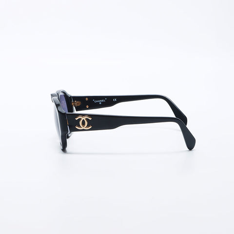 Chanel Coco Mark Sunglasses Black WS11166